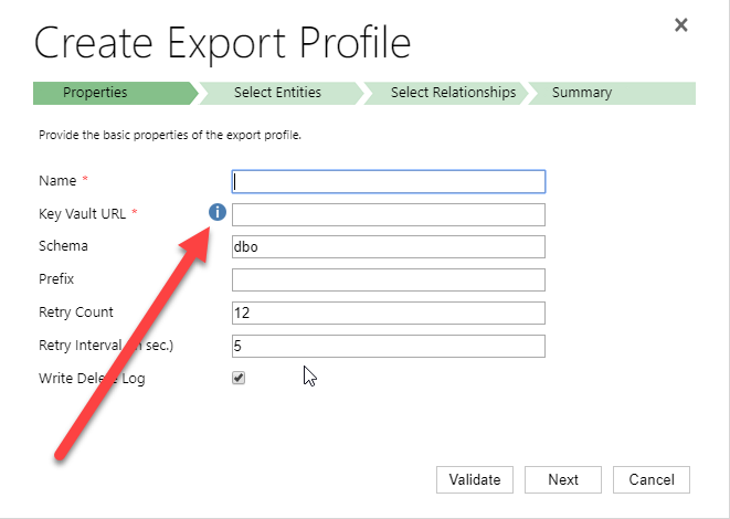 Setting up Data Export Service without PowerShell Script